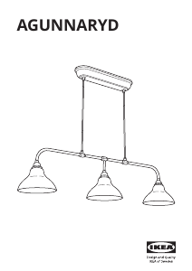Priručnik IKEA AGUNNARYD Svjetiljka