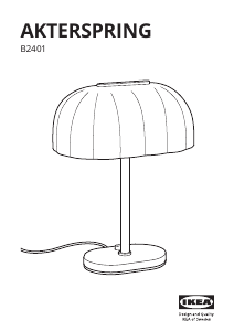 Használati útmutató IKEA AKTERSPRING (005.865.48) Lámpa
