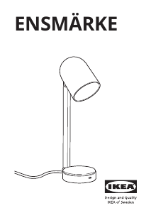 Panduan IKEA ENSMARKE Lampu