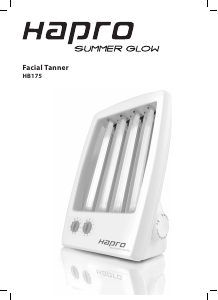 Manual Hapro HB175 Summed Glow Sunbed
