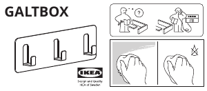 Használati útmutató IKEA GALTBOX Fogas