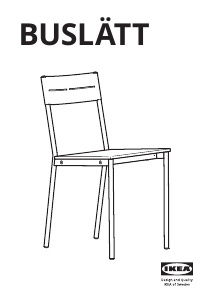 Használati útmutató IKEA BUSLATT Szék