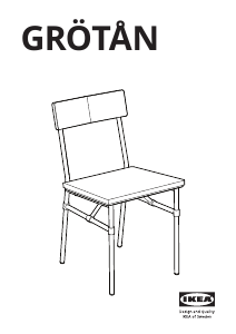 Brugsanvisning IKEA GROTAN Stol