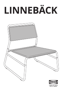 Instrukcja IKEA LINNEBACK Krzesło