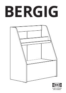 Manual IKEA BERGIG Bibliotecă