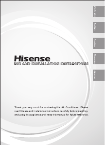 Priročnik Hisense APH12QC Klimatska naprava