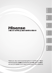 Priručnik Hisense AS35LR03W Klimatizacijski uređaj