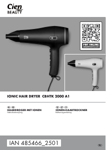 Bedienungsanleitung Cien CBHTK 2000 A1 Haartrockner