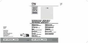 Manual de uso Cien CBPWM 300 A1 Báscula