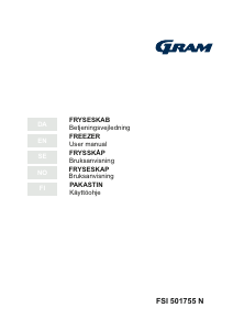 Bruksanvisning Gram FSI 501755 N Frys