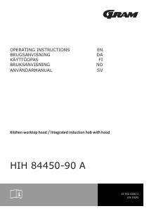 Käyttöohje Gram HIH 84450-90 A Keittotaso