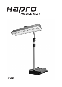 Manual de uso Hapro HP8540 Mobile Sun Solarium