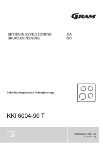 Brugsanvisning Gram KKI 6004-90 T Kogesektion