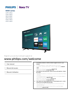 Manual Philips 40PFL4662 LED Television