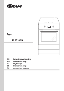 Bruksanvisning Gram KI 15106 N Spis