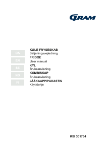 Manual Gram KSI 301754 Refrigerator