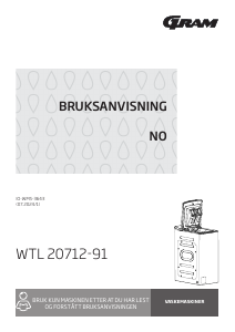 Bruksanvisning Gram WTL 20712-91 Vaskemaskin