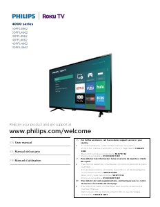 Manual Philips 43PFL4662 LED Television