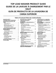 Manual de uso Maytag MTW5205TW Lavadora
