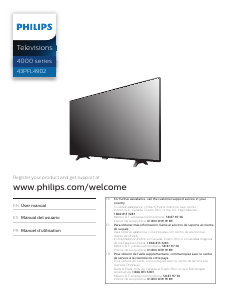 Manual Philips 43PFL4902 LED Television