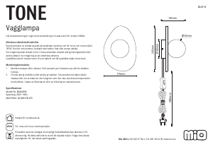 Bruksanvisning Mio Tone Lampa