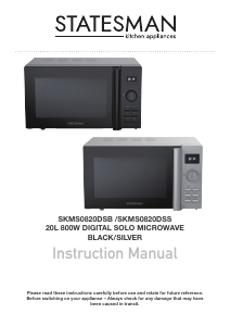 Handleiding Statesman SKMS0820DSS Magnetron