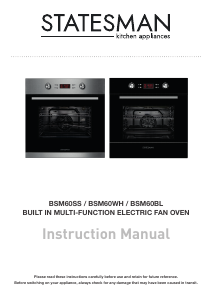 Handleiding Statesman BSM60BL Oven