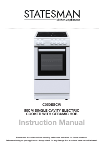 Bruksanvisning Statesman C050ESCW Spis