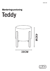 מדריך Mio Teddy כיסא גבוה