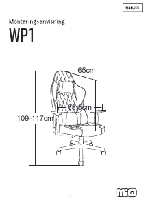 Hướng dẫn sử dụng Mio WP1 Ghế văn phòng