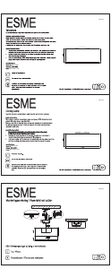 Bruksanvisning Mio Esme Lampa