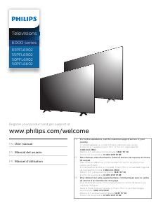 Manual Philips 50PFL6602 LED Television
