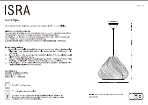 Handleiding Mio Isra Lamp