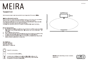 Handleiding Mio Meira Lamp