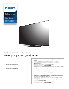 Manual Philips 55PFL5402 LED Television