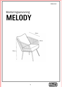 Прирачник Mio Melody Столица за градина