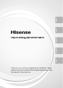 Instrukcja Hisense CF70BT2BG Klimatyzator