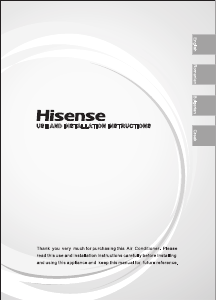Εγχειρίδιο Hisense QE25XV4EG Κλιματιστικό
