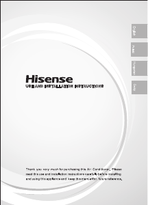 Használati útmutató Hisense HB50BP0AG Légkondicionáló berendezés