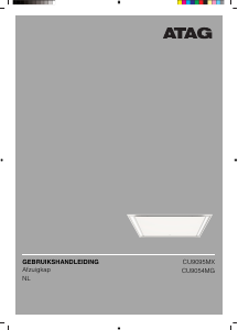 Handleiding ATAG CU9054MG Afzuigkap