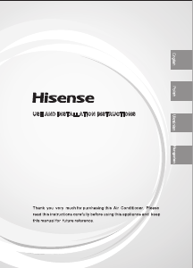 Használati útmutató Hisense KB50XS1EG Légkondicionáló berendezés