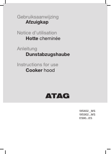 Bruksanvisning ATAG WS60292MS Köksfläkt