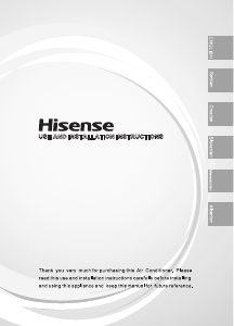 Handleiding Hisense DJ35LE0EG Airconditioner