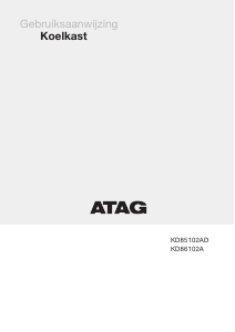 Handleiding ATAG KD86102A Koelkast