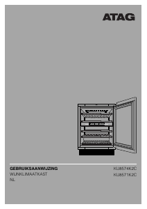 Handleiding ATAG KU8571K2C Wijnklimaatkast