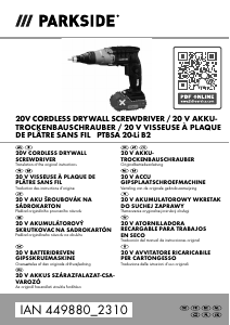 Instrukcja Parkside IAN 449880 Wkrętarka