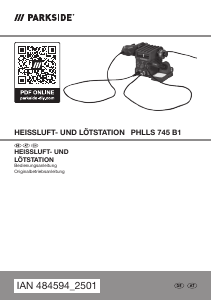 Bedienungsanleitung Parkside IAN 484594 Lötpistole