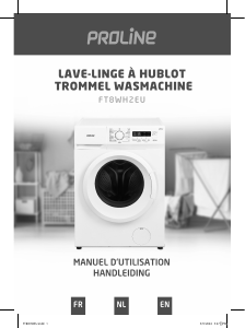 Handleiding Proline FT8WH2EU Wasmachine