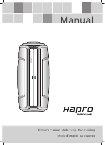 Manual Hapro Proline Sunbed