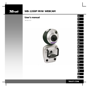 Manual Trust 13405 WB-1200P Webcam